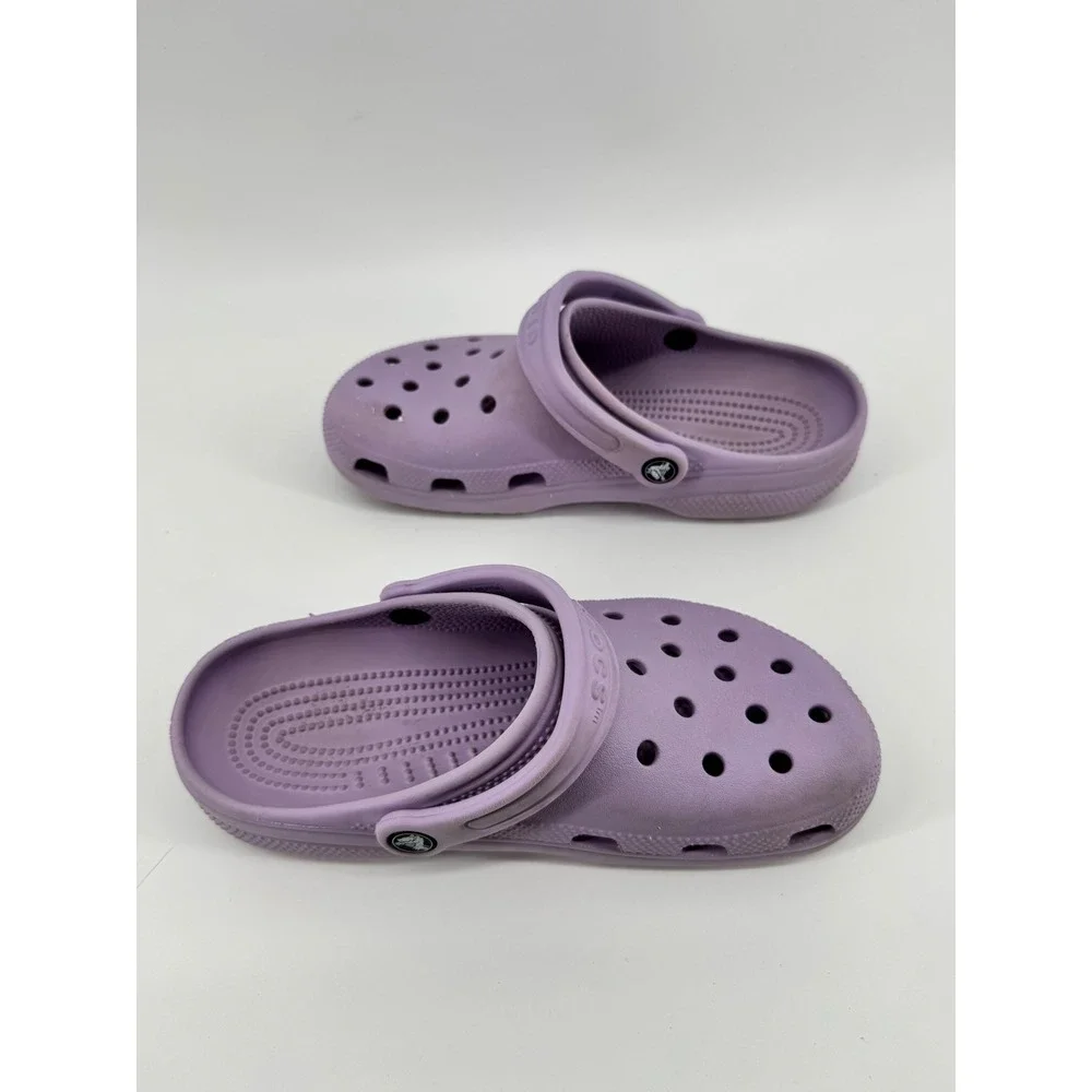 Crocs Classic Clog Lavender Purple Water Friendly Slip On Comfort Shoes Women - Picture 3 of 3